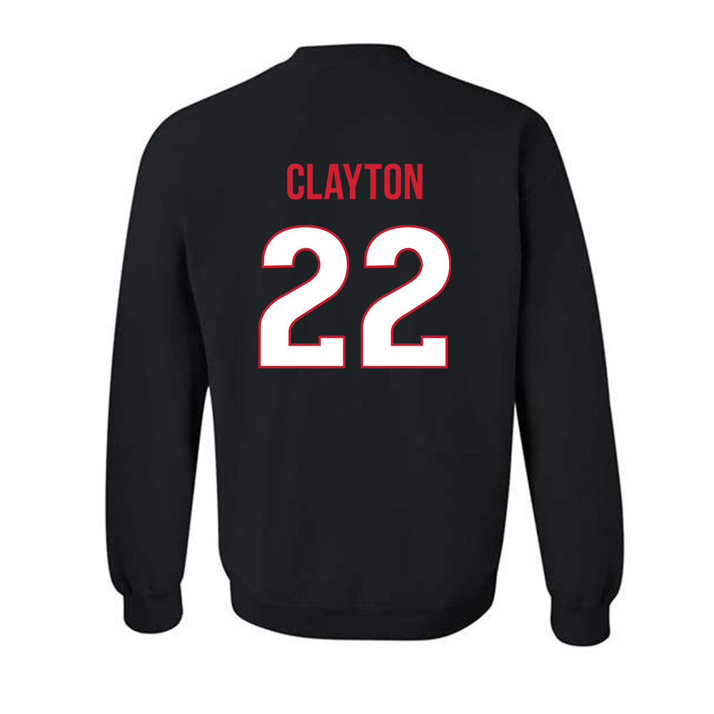 Rutgers - NCAA Football : Michael Clayton - Replica Shersey Crewneck Sweatshirt-1