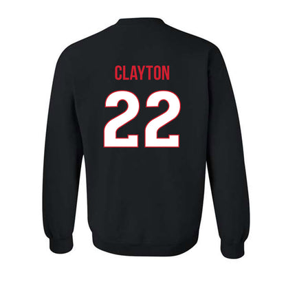 Rutgers - NCAA Football : Michael Clayton - Replica Shersey Crewneck Sweatshirt-1