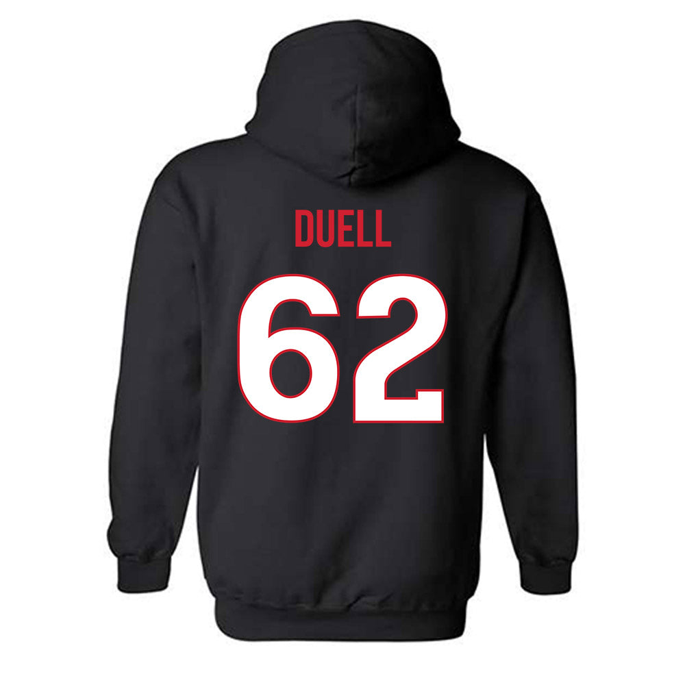 Rutgers - NCAA Football : Tyler Duell - Replica Shersey Hooded Sweatshirt-1