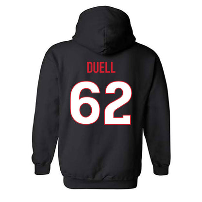 Rutgers - NCAA Football : Tyler Duell - Replica Shersey Hooded Sweatshirt-1