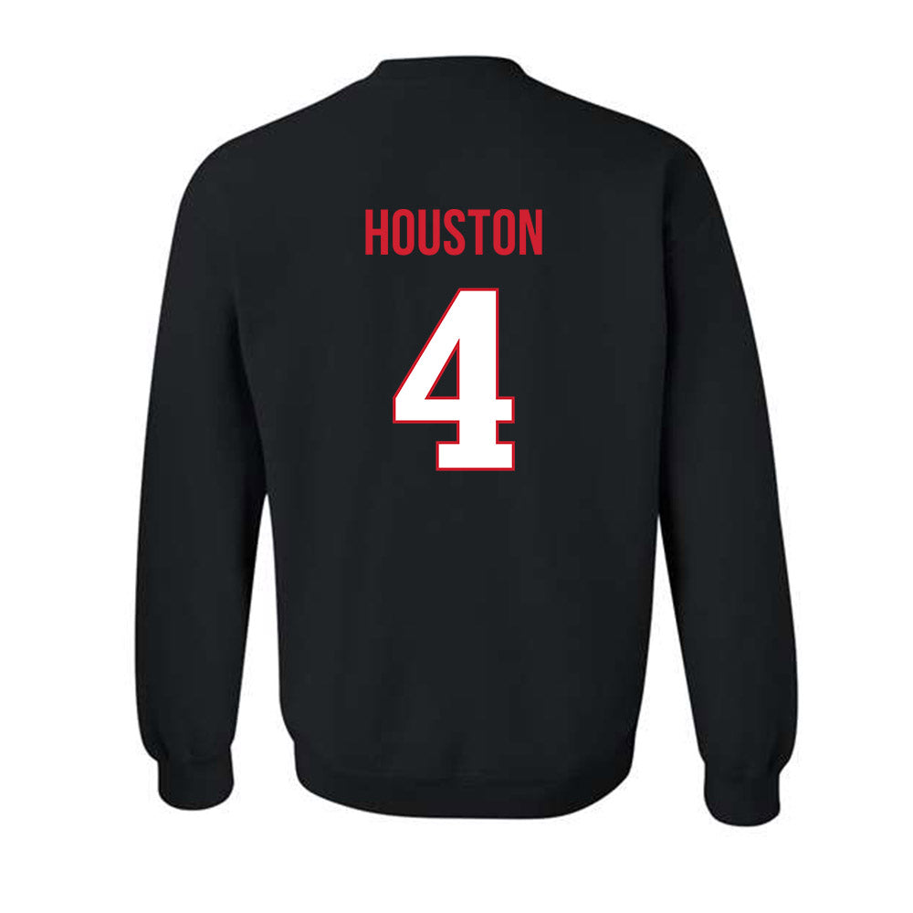 Rutgers - NCAA Football : Jourdin Houston - Replica Shersey Crewneck Sweatshirt-1