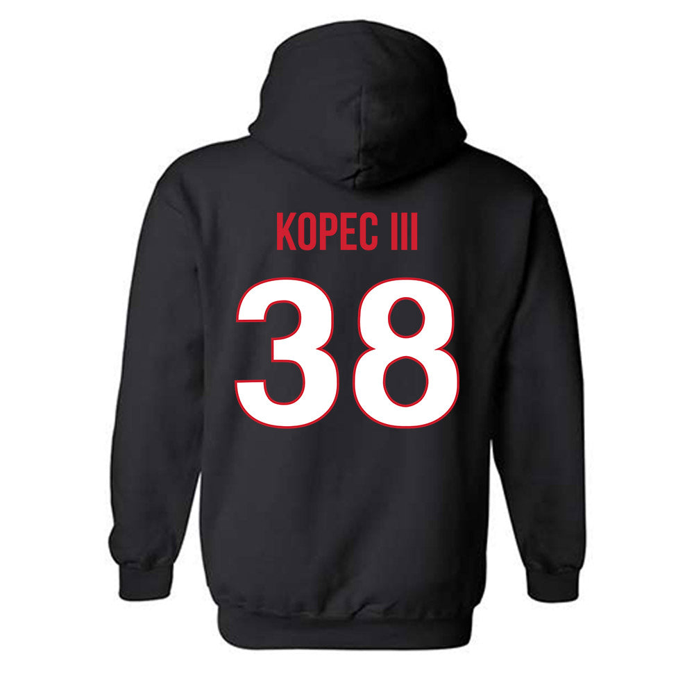 Rutgers - NCAA Football : Joey Kopec III - Replica Shersey Hooded Sweatshirt-1