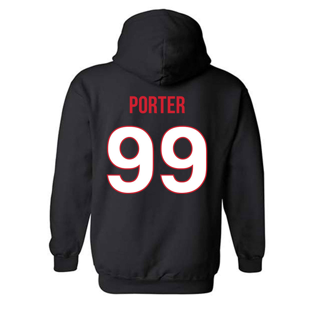 Rutgers - NCAA Football : Rondarius Porter - Replica Shersey Hooded Sweatshirt-1