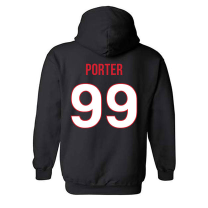 Rutgers - NCAA Football : Rondarius Porter - Replica Shersey Hooded Sweatshirt-1