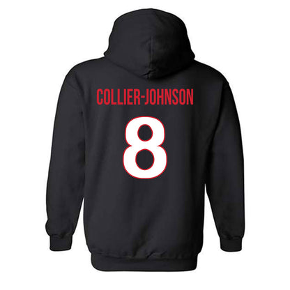 Rutgers - NCAA Football : Wydeek Collier-Johnson - Replica Shersey Hooded Sweatshirt-1