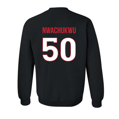 Rutgers - NCAA Football : Joe Nwachukwu - Replica Shersey Crewneck Sweatshirt-1