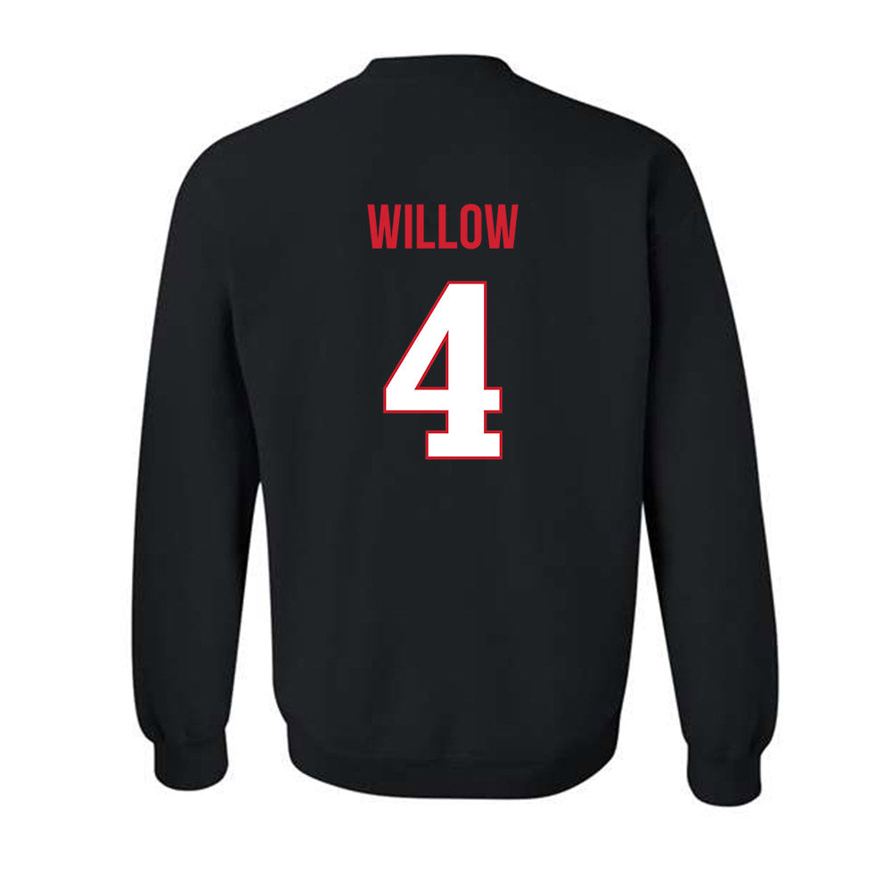 Rutgers - NCAA Women's Volleyball : Karis Willow - Replica Shersey Crewneck Sweatshirt-1