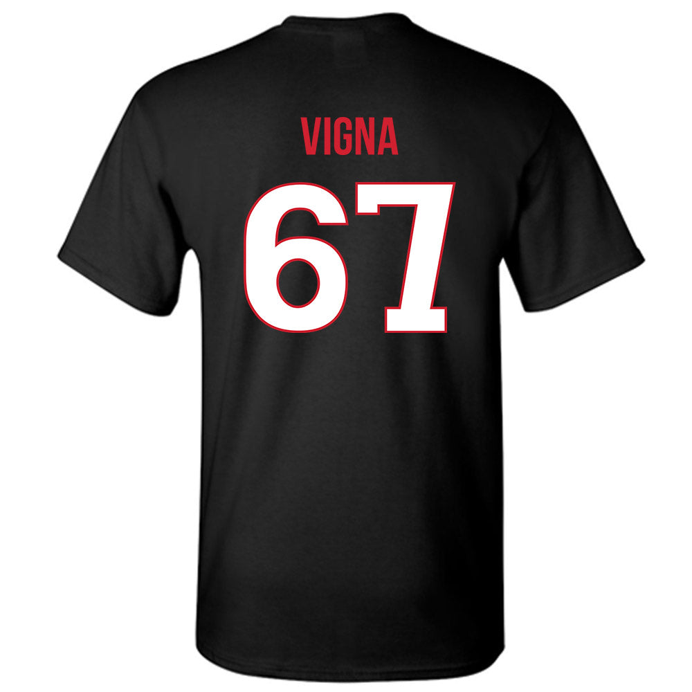 Rutgers - NCAA Football : Christopher Vigna - Replica Shersey T-Shirt-1