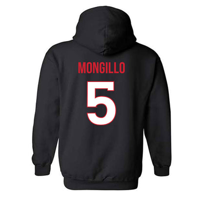 Rutgers - NCAA Men's Lacrosse : Kasey Mongillo - Replica Shersey Hooded Sweatshirt-1