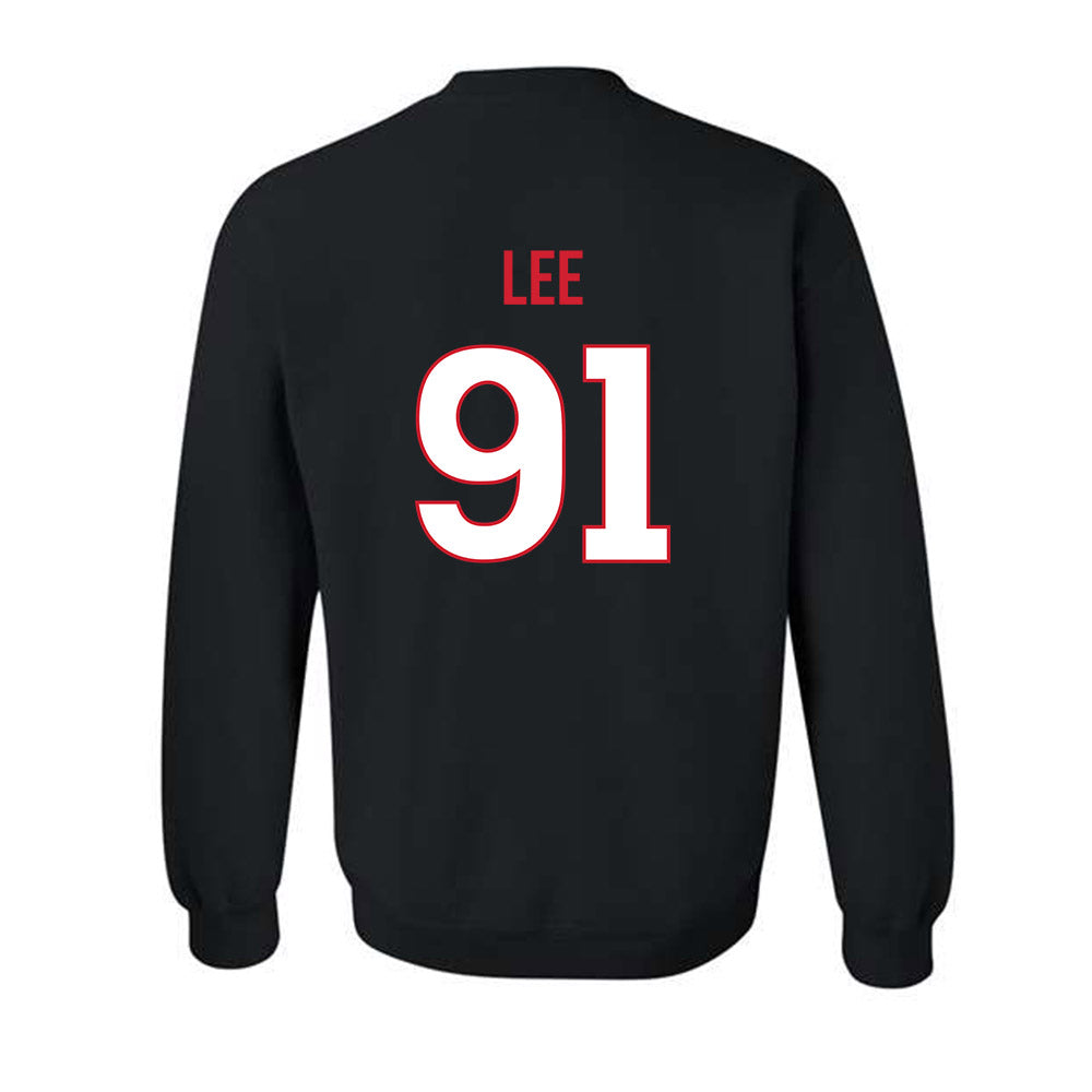 Rutgers - NCAA Football : Jaedin Lee - Replica Shersey Crewneck Sweatshirt-1