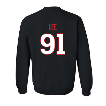 Rutgers - NCAA Football : Jaedin Lee - Replica Shersey Crewneck Sweatshirt-1