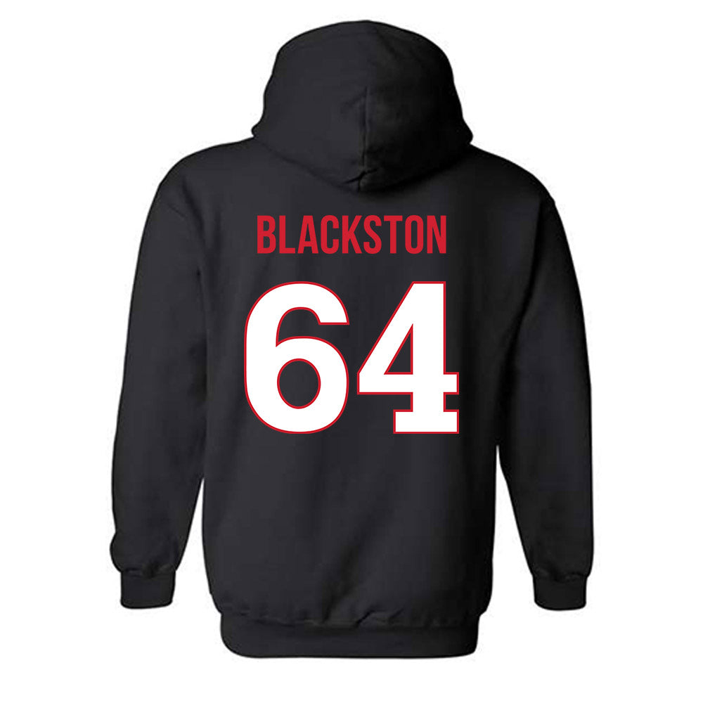 Rutgers - NCAA Football : Joshua Blackston - Replica Shersey Hooded Sweatshirt-1