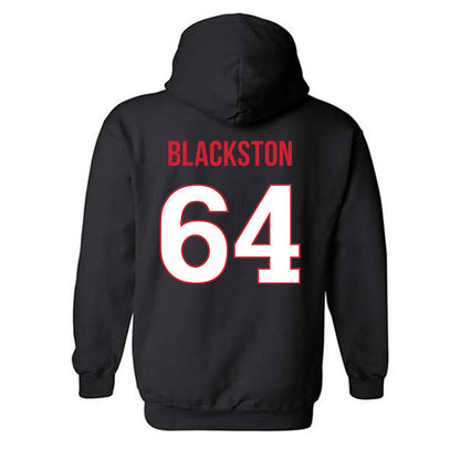 Rutgers - NCAA Football : Joshua Blackston - Replica Shersey Hooded Sweatshirt-1