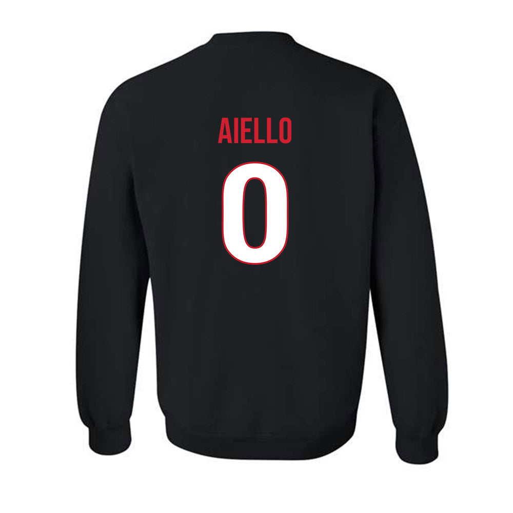 Rutgers - NCAA Men's Lacrosse : Jj Aiello - Replica Shersey Crewneck Sweatshirt-1
