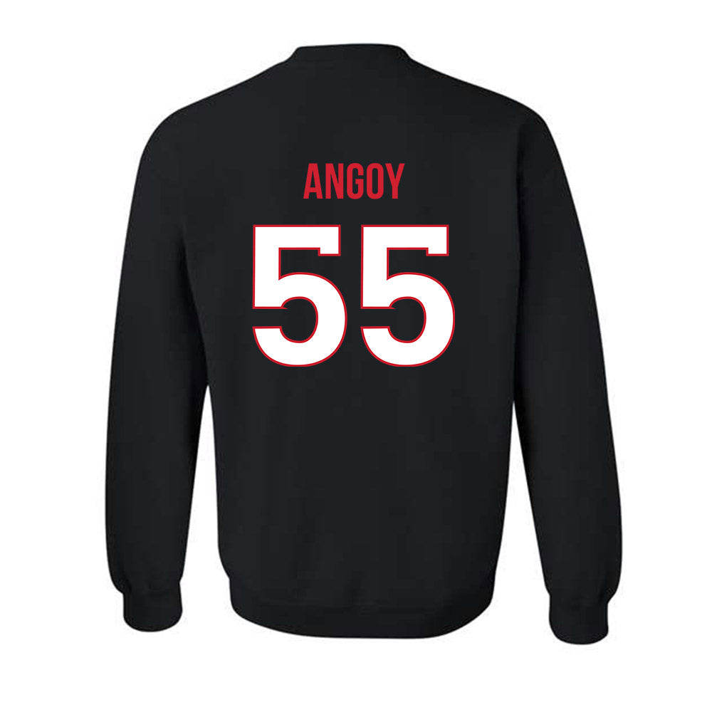 Rutgers - NCAA Football : Zaire Angoy - Replica Shersey Crewneck Sweatshirt-1