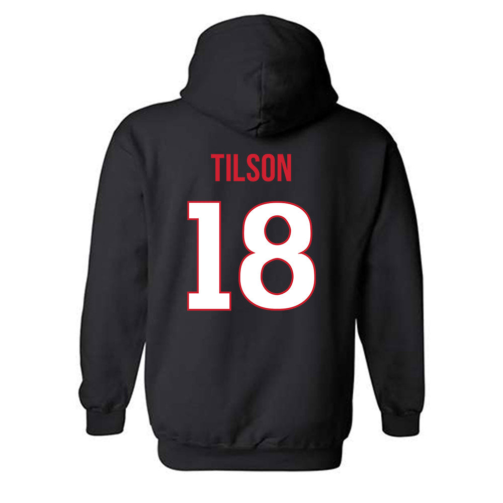 Rutgers - NCAA Football : Messiah Tilson - Replica Shersey Hooded Sweatshirt-1