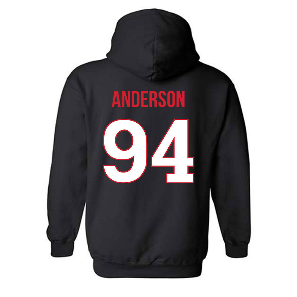Rutgers - NCAA Football : Jakob Anderson - Replica Shersey Hooded Sweatshirt-1