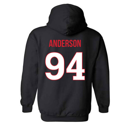 Rutgers - NCAA Football : Jakob Anderson - Replica Shersey Hooded Sweatshirt-1