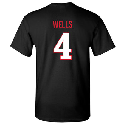 Rutgers - NCAA Baseball : Trey Wells - Replica Shersey T-Shirt-1