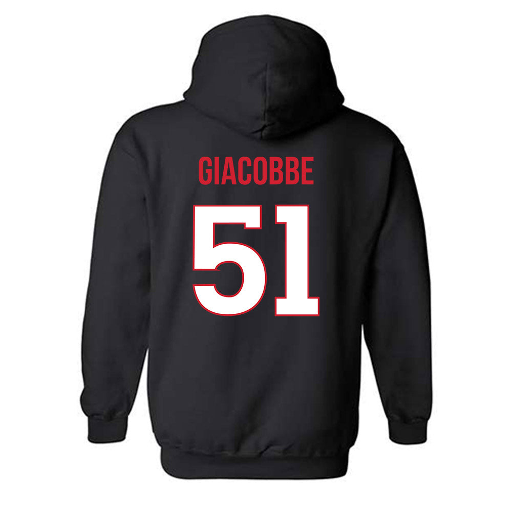 Rutgers - NCAA Football : Raymond Giacobbe - Replica Shersey Hooded Sweatshirt-1