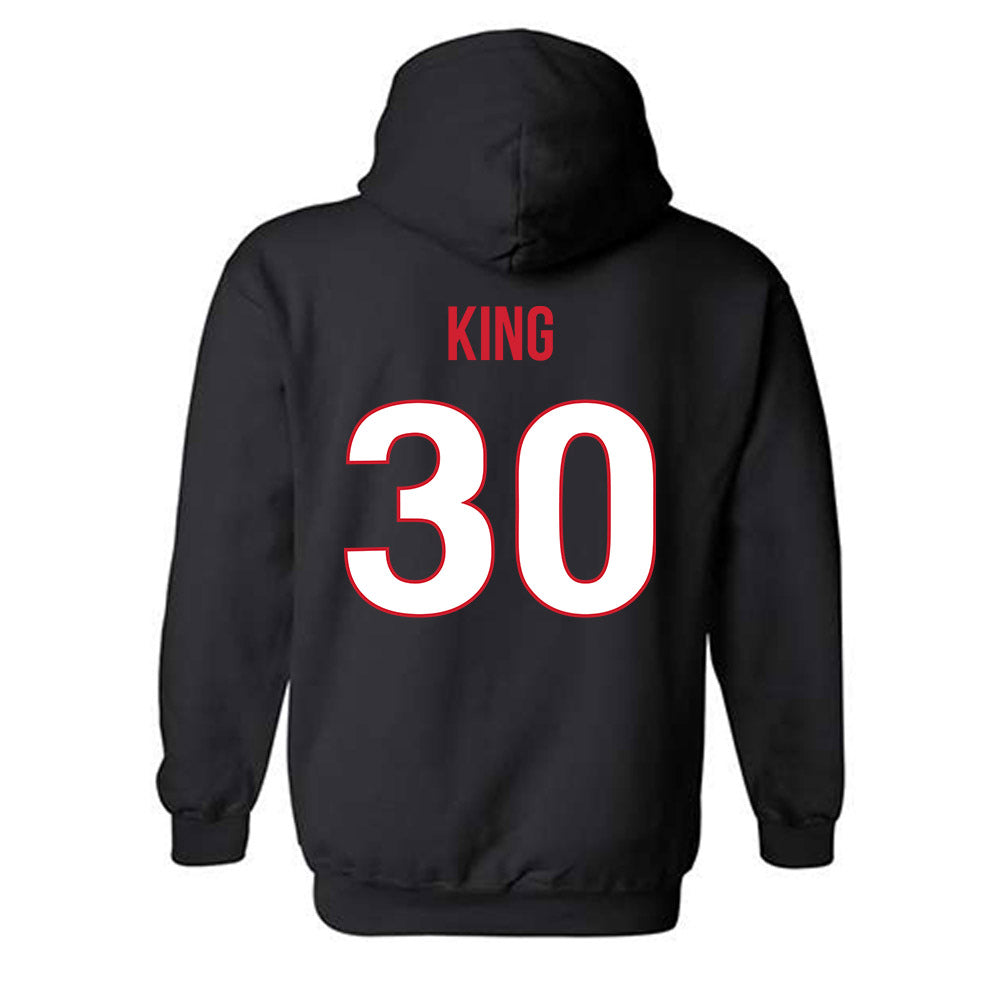 Rutgers - NCAA Football : Elijah King - Replica Shersey Hooded Sweatshirt-1
