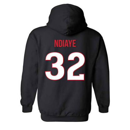 Rutgers - NCAA Women's Basketball : Yaya Ndiaye - Replica Shersey Hooded Sweatshirt-1