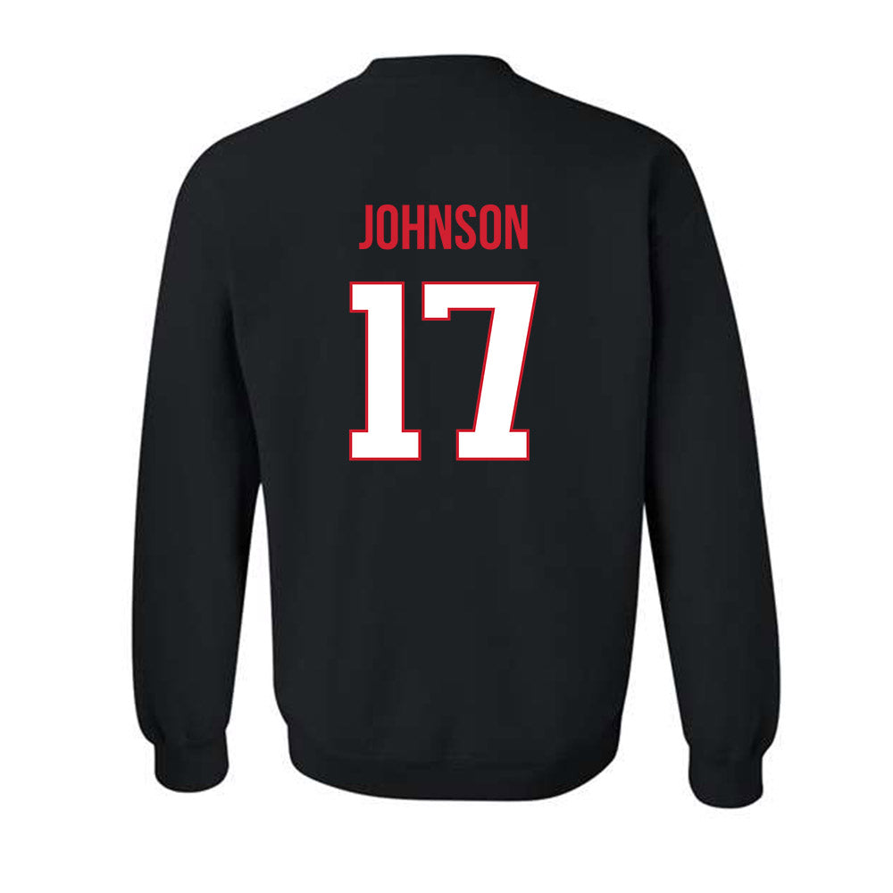 Rutgers - NCAA Football : MJ Johnson - Replica Shersey Crewneck Sweatshirt-1