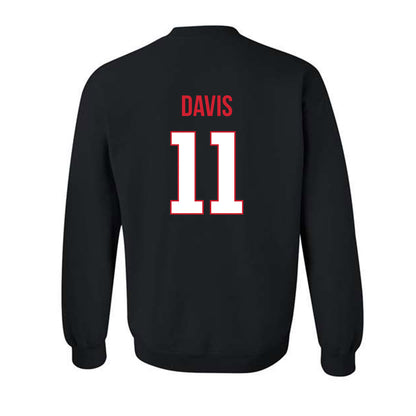 Rutgers - NCAA Football : Malachi Davis - Replica Shersey Crewneck Sweatshirt-1