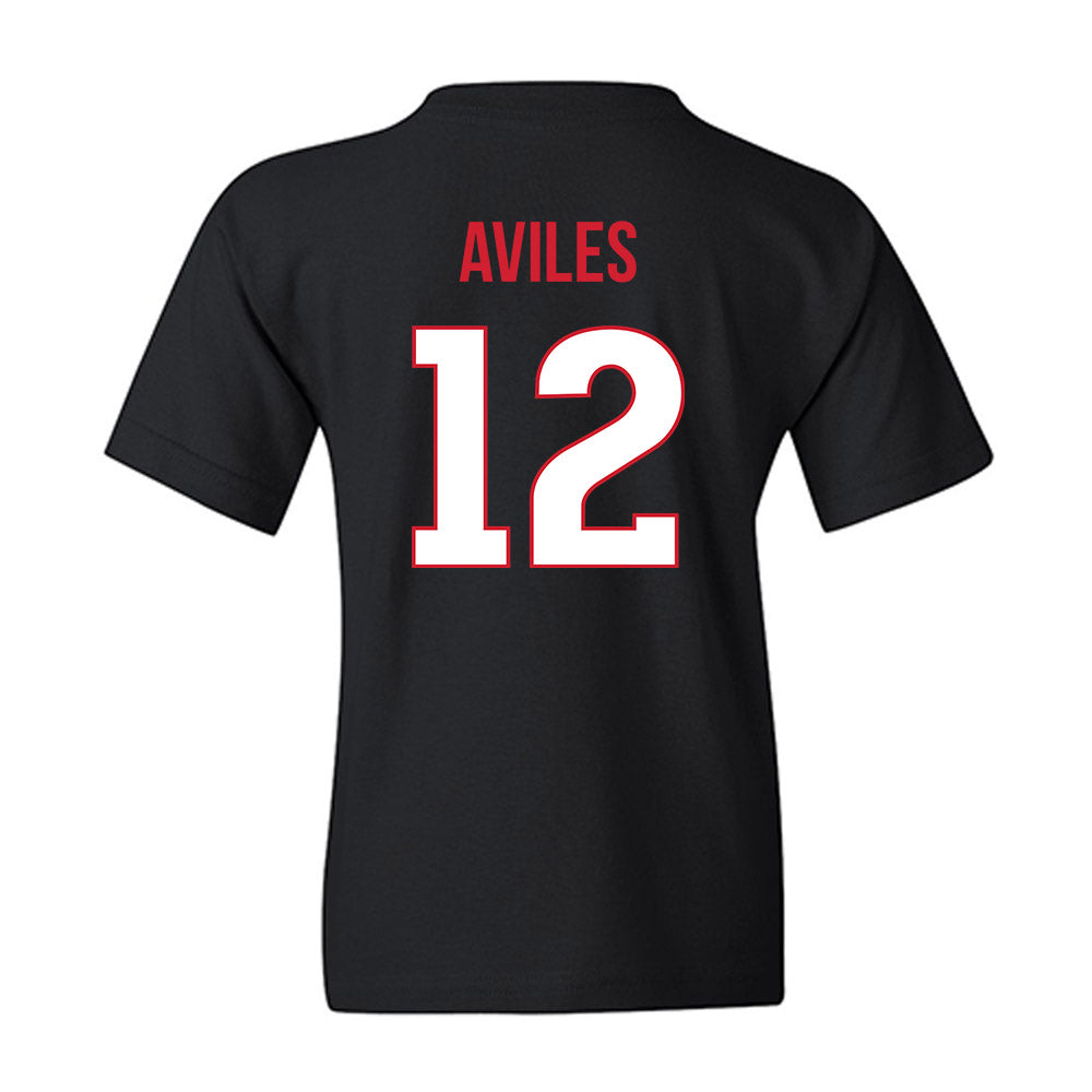 Rutgers - NCAA Men's Soccer : Lenny Aviles - Replica Shersey Youth T-Shirt-1