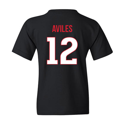 Rutgers - NCAA Men's Soccer : Lenny Aviles - Replica Shersey Youth T-Shirt-1