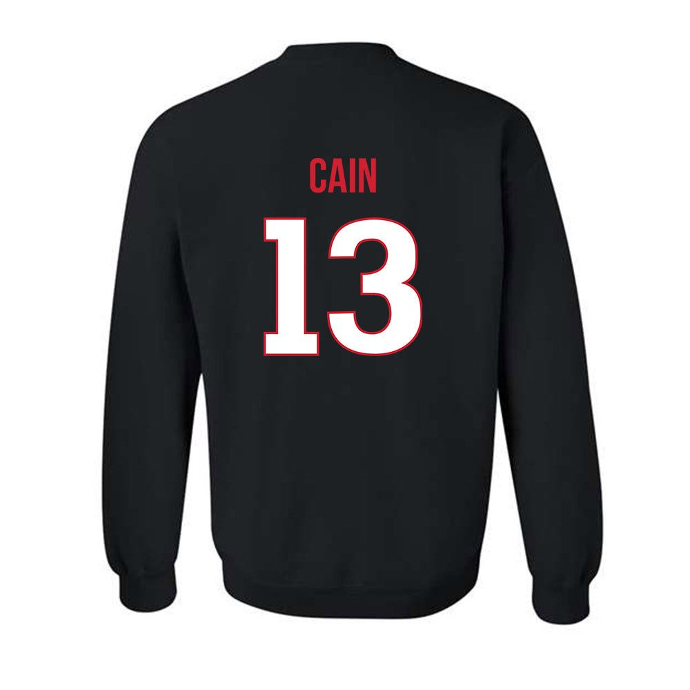 Rutgers - NCAA Women's Soccer : Audrey Cain - Replica Shersey Crewneck Sweatshirt-1