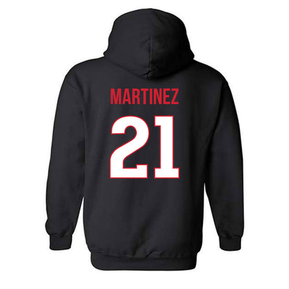 Rutgers - NCAA Women's Soccer : Sarah Martinez - Replica Shersey Hooded Sweatshirt-1