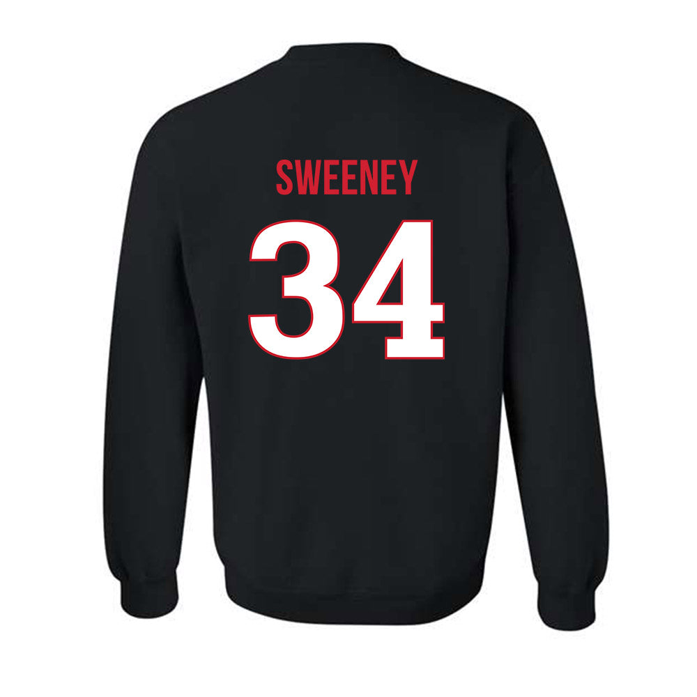 Rutgers - NCAA Baseball : Carrie Sweeney - Replica Shersey Crewneck Sweatshirt-1