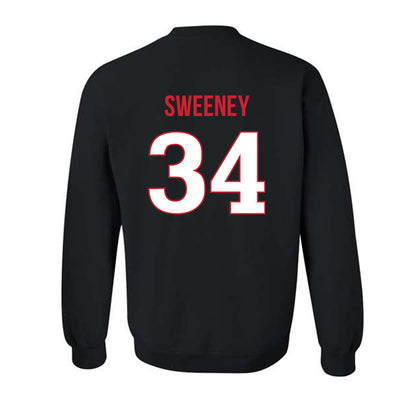 Rutgers - NCAA Baseball : Carrie Sweeney - Replica Shersey Crewneck Sweatshirt-1