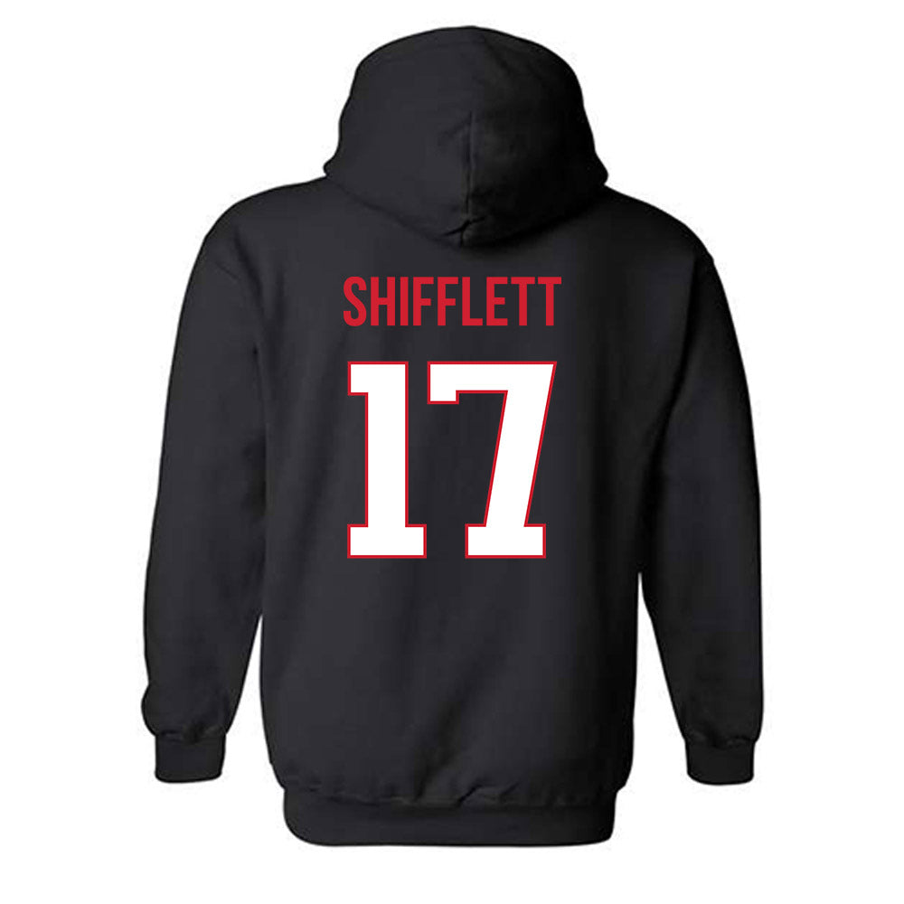 Rutgers - NCAA Softball : Brooke Shifflett - Replica Shersey Hooded Sweatshirt-1