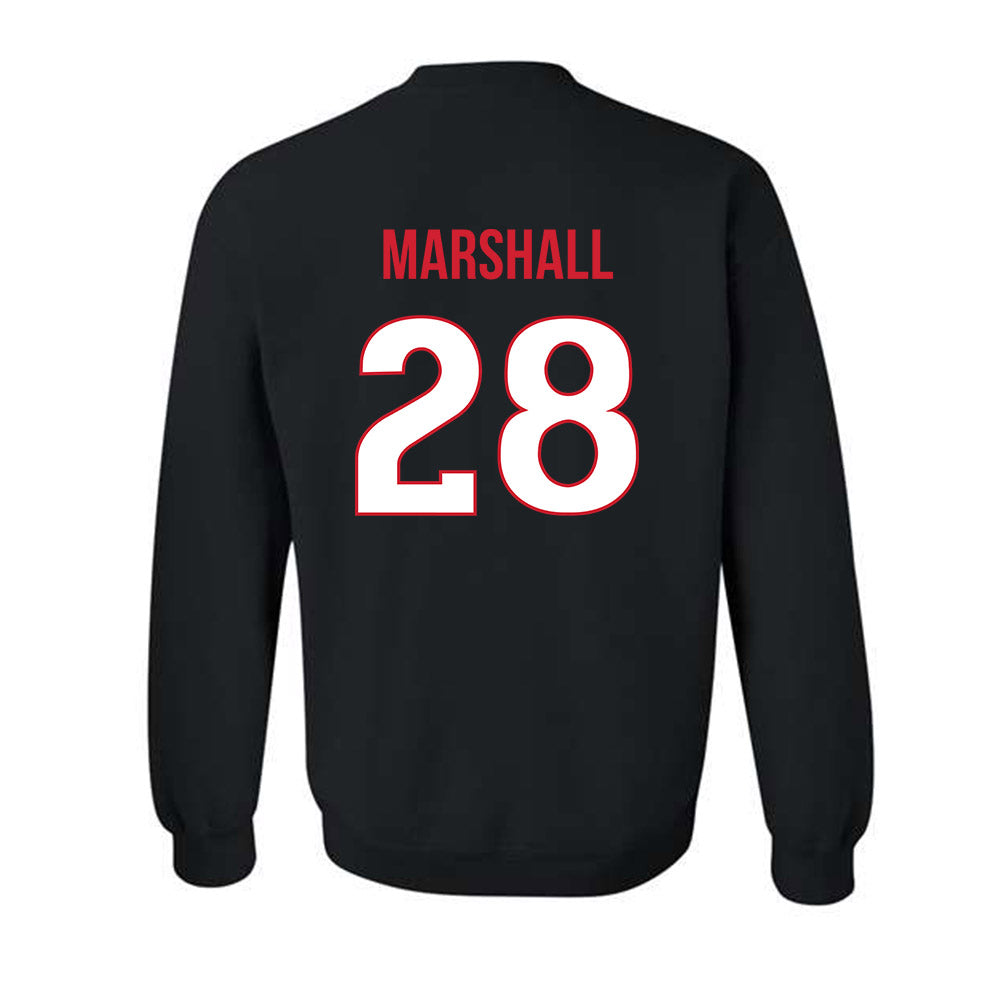 Rutgers - NCAA Football : Cannon Marshall - Replica Shersey Crewneck Sweatshirt-1
