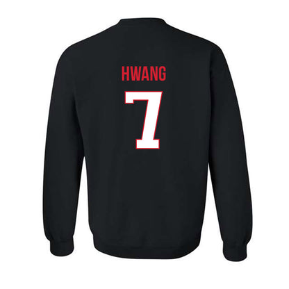 Rutgers - NCAA Softball : Riley Hwang - Replica Shersey Crewneck Sweatshirt-1