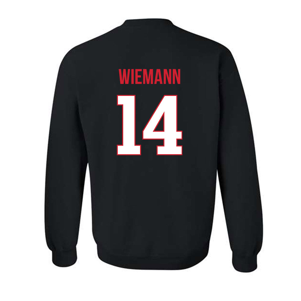 Rutgers - NCAA Women's Volleyball : Addison Wiemann - Replica Shersey Crewneck Sweatshirt-1