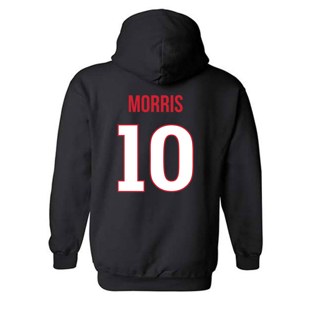 Rutgers - NCAA Football : Ty Morris - Replica Shersey Hooded Sweatshirt-1
