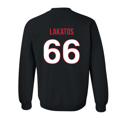 Rutgers - NCAA Football : Joseph Lakatos - Replica Shersey Crewneck Sweatshirt-1