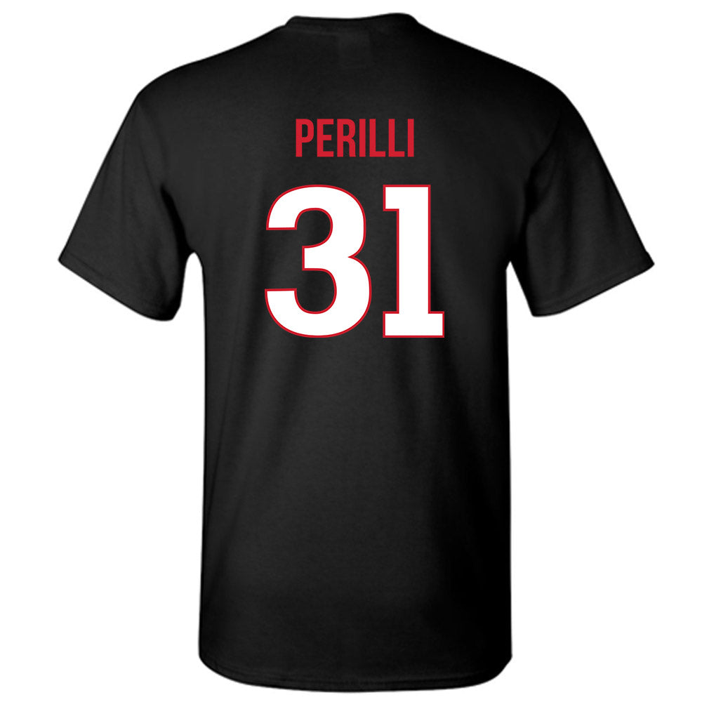 Rutgers - NCAA Baseball : Quinten Perilli - Replica Shersey T-Shirt-1