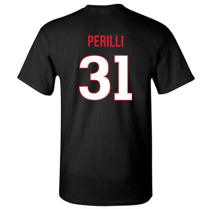 Rutgers - NCAA Baseball : Quinten Perilli - Replica Shersey T-Shirt-1
