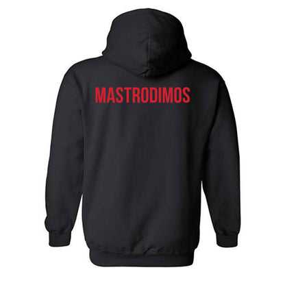 Rutgers - NCAA Men's Soccer : Zachary Mastrodimos - Replica Shersey Hooded Sweatshirt-1