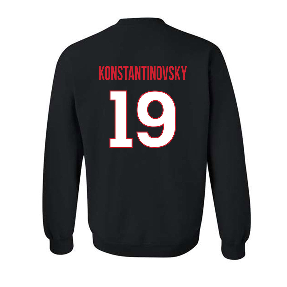 Rutgers - NCAA Baseball : Zack Konstantinovsky - Replica Shersey Crewneck Sweatshirt-1