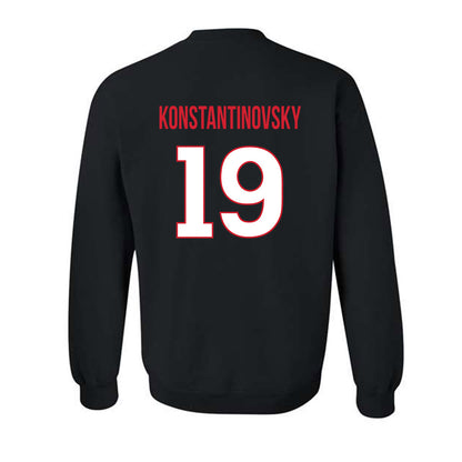 Rutgers - NCAA Baseball : Zack Konstantinovsky - Replica Shersey Crewneck Sweatshirt-1