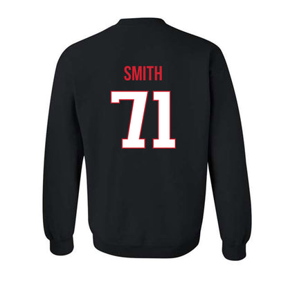 Rutgers - NCAA Football : Jared Smith - Replica Shersey Crewneck Sweatshirt-1