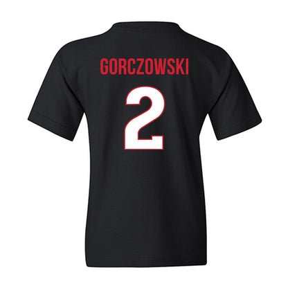 Rutgers - NCAA Men's Soccer : Simon Gorczowski - Replica Shersey Youth T-Shirt-1