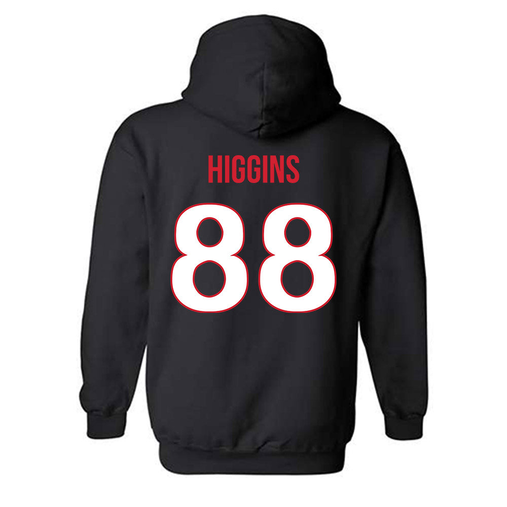 Rutgers - NCAA Football : Michael Higgins - Replica Shersey Hooded Sweatshirt-1
