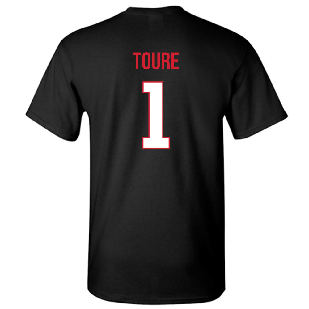 Rutgers - NCAA Football : Famah Toure - Replica Shersey T-Shirt-1