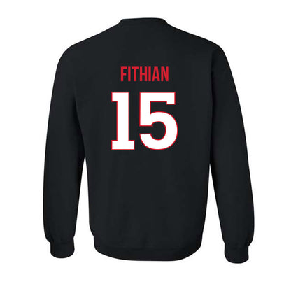 Rutgers - NCAA Baseball : Luke Fithian - Replica Shersey Crewneck Sweatshirt-1
